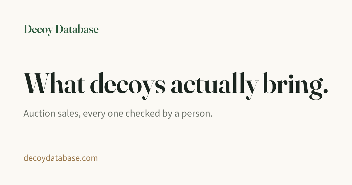 Decoy Database — what decoys actually bring